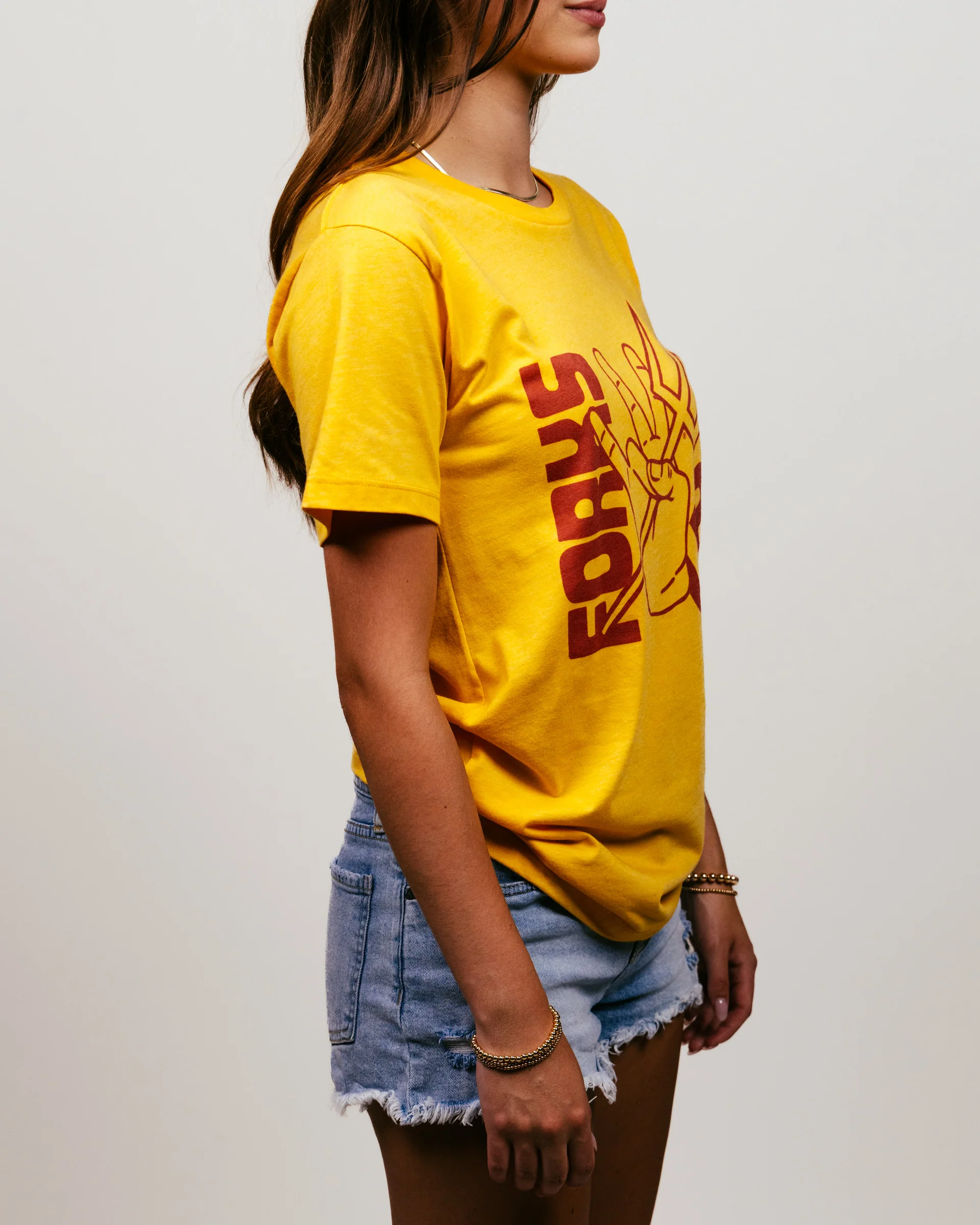 Arizona State Sundevils Forks Up Gold T-Shirt - Image 3