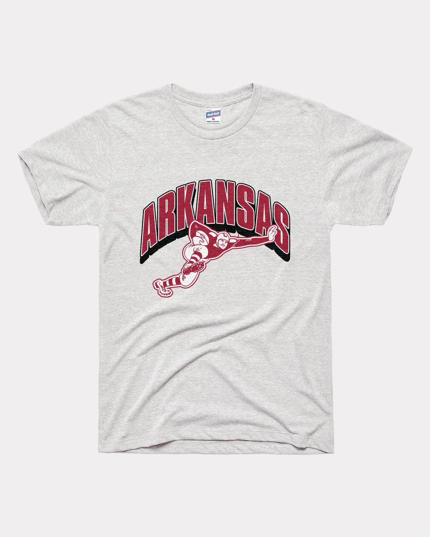 Arkansas Arch Football Mascot Ash T-Shirt