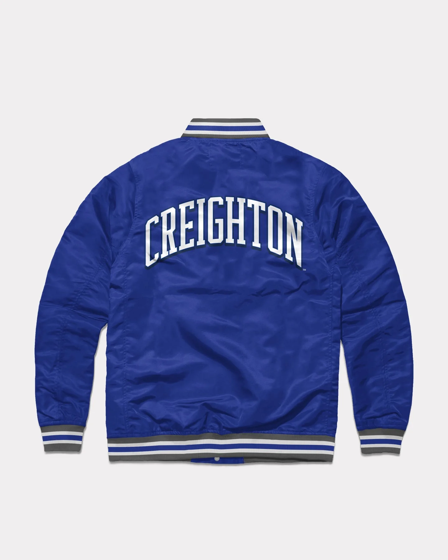 Creighton Bluejays Royal Blue Letterman Jacket - Image 2