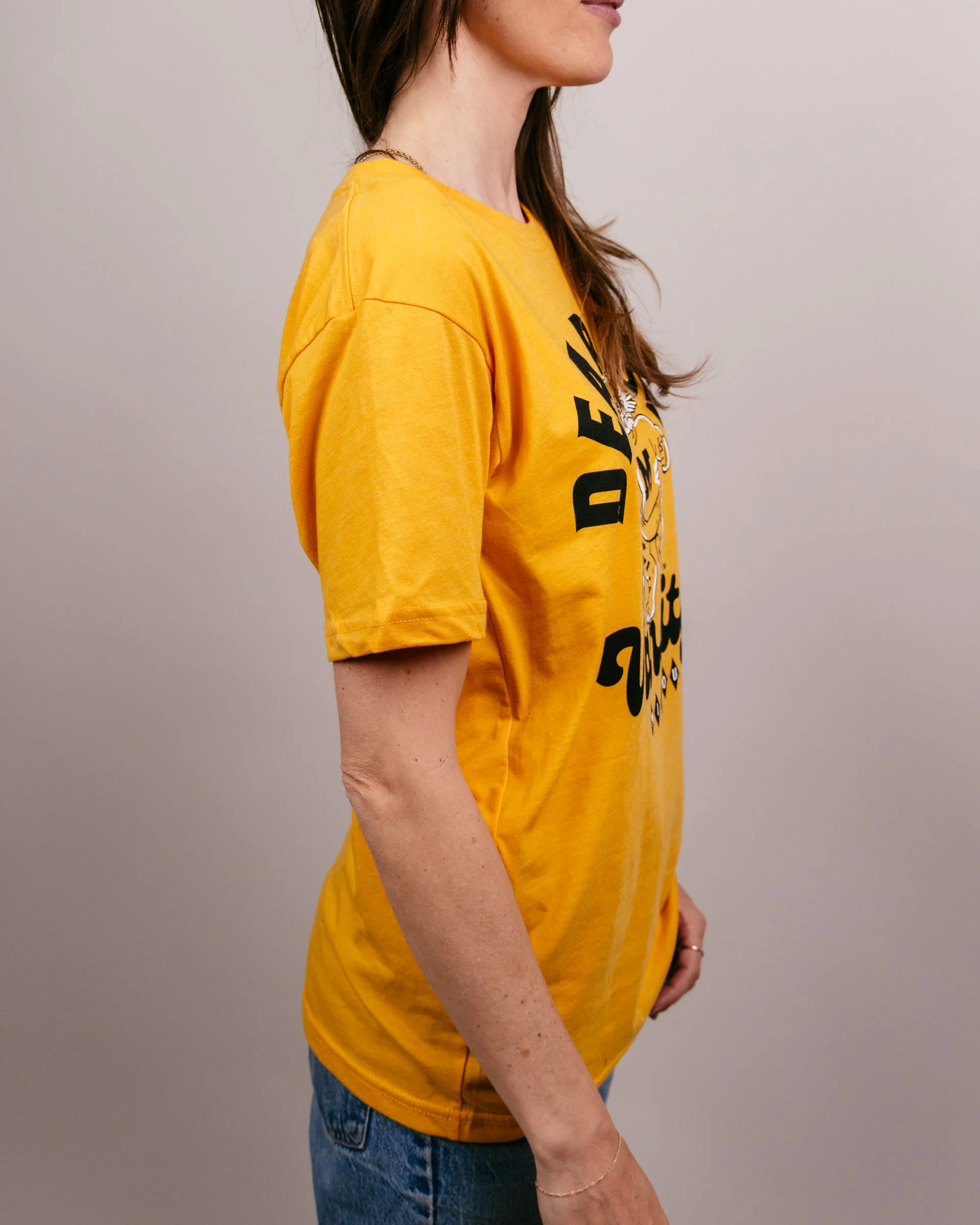 Dear Old Varsity Missouri Tigers Gold T-Shirt - Image 4