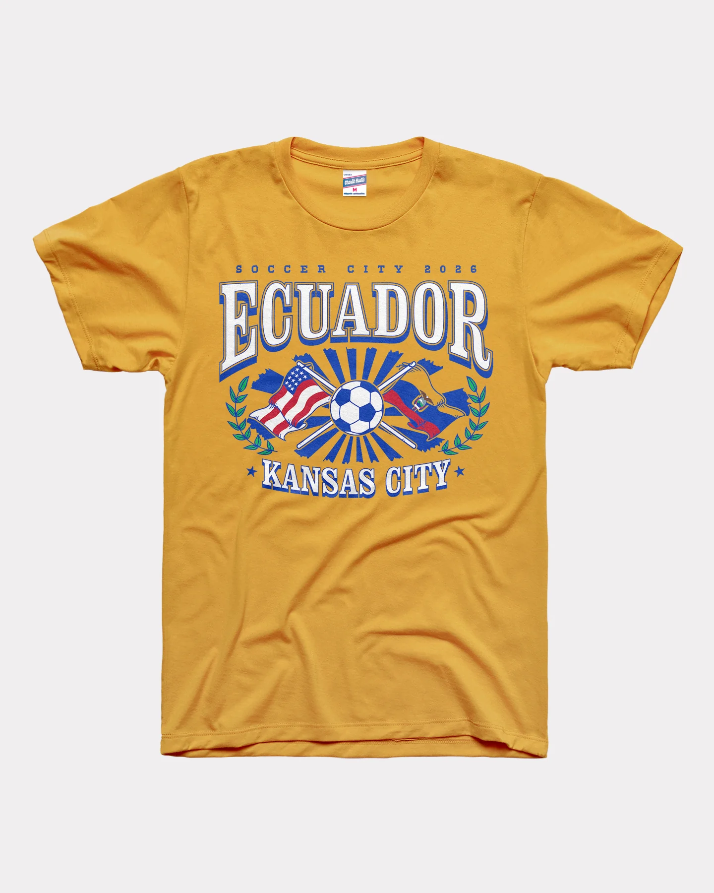 Ecuador Soccer City 2026 Gold T-Shirt