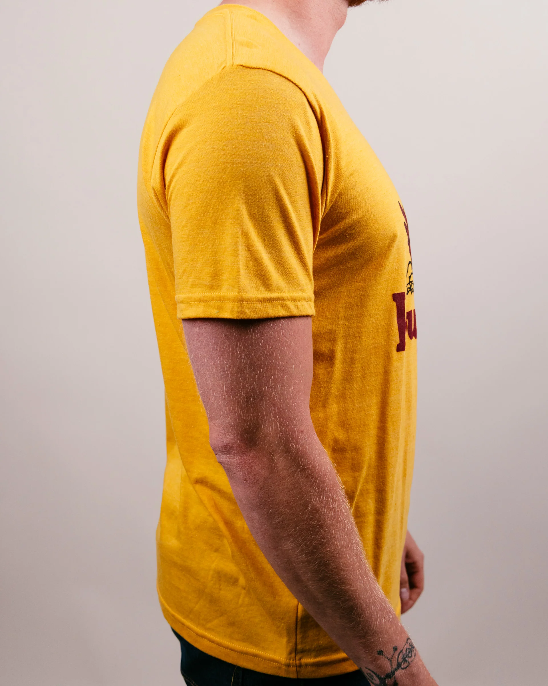 Iowa State Cyclones Leaning Cy Gold T-Shirt - Image 3