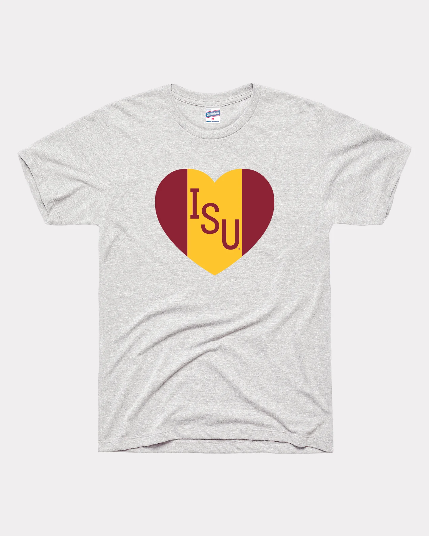 Iowa State Heart Ash T-Shirt