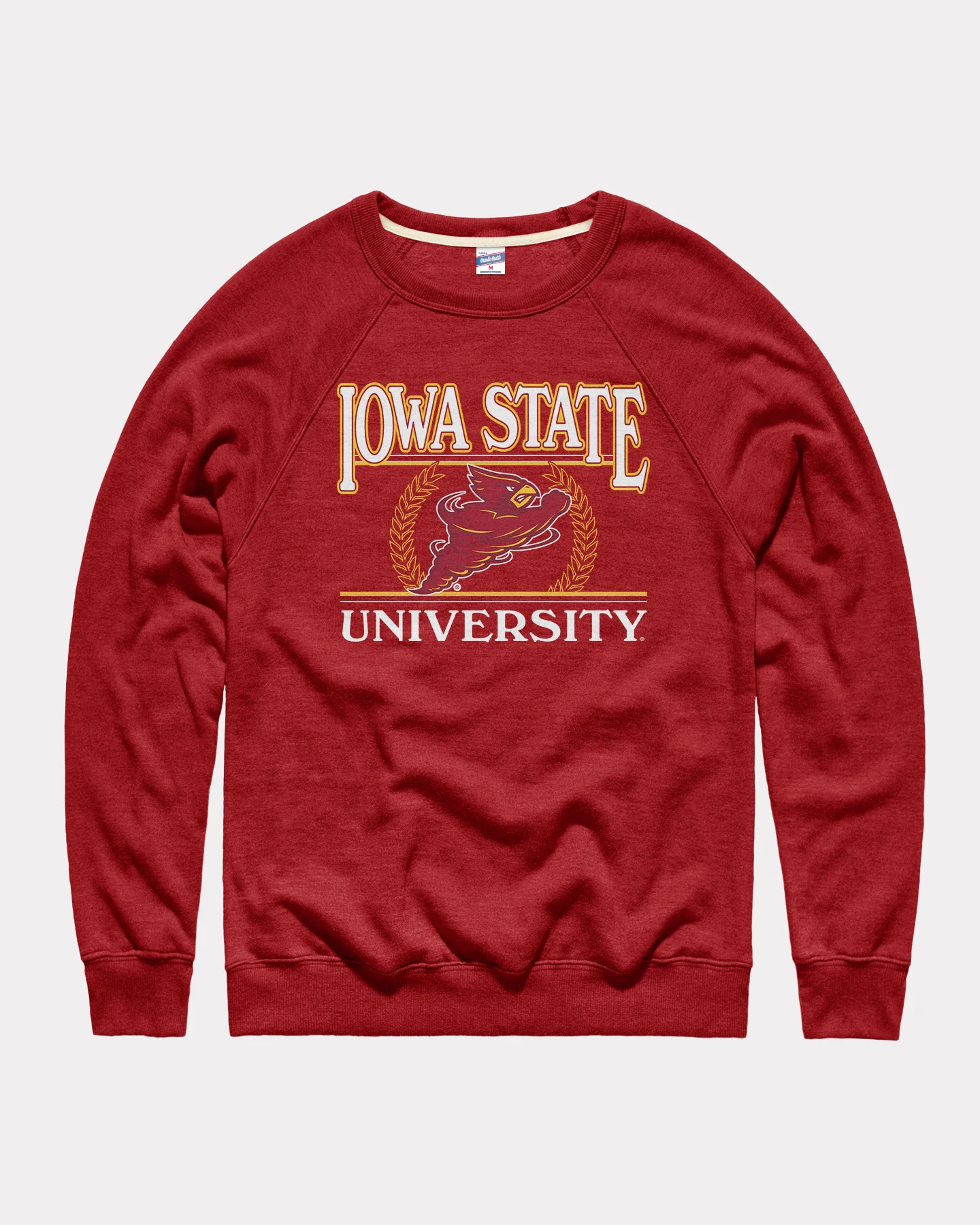 Iowa State Seal & Laurel Cynado Cardinal Crewneck