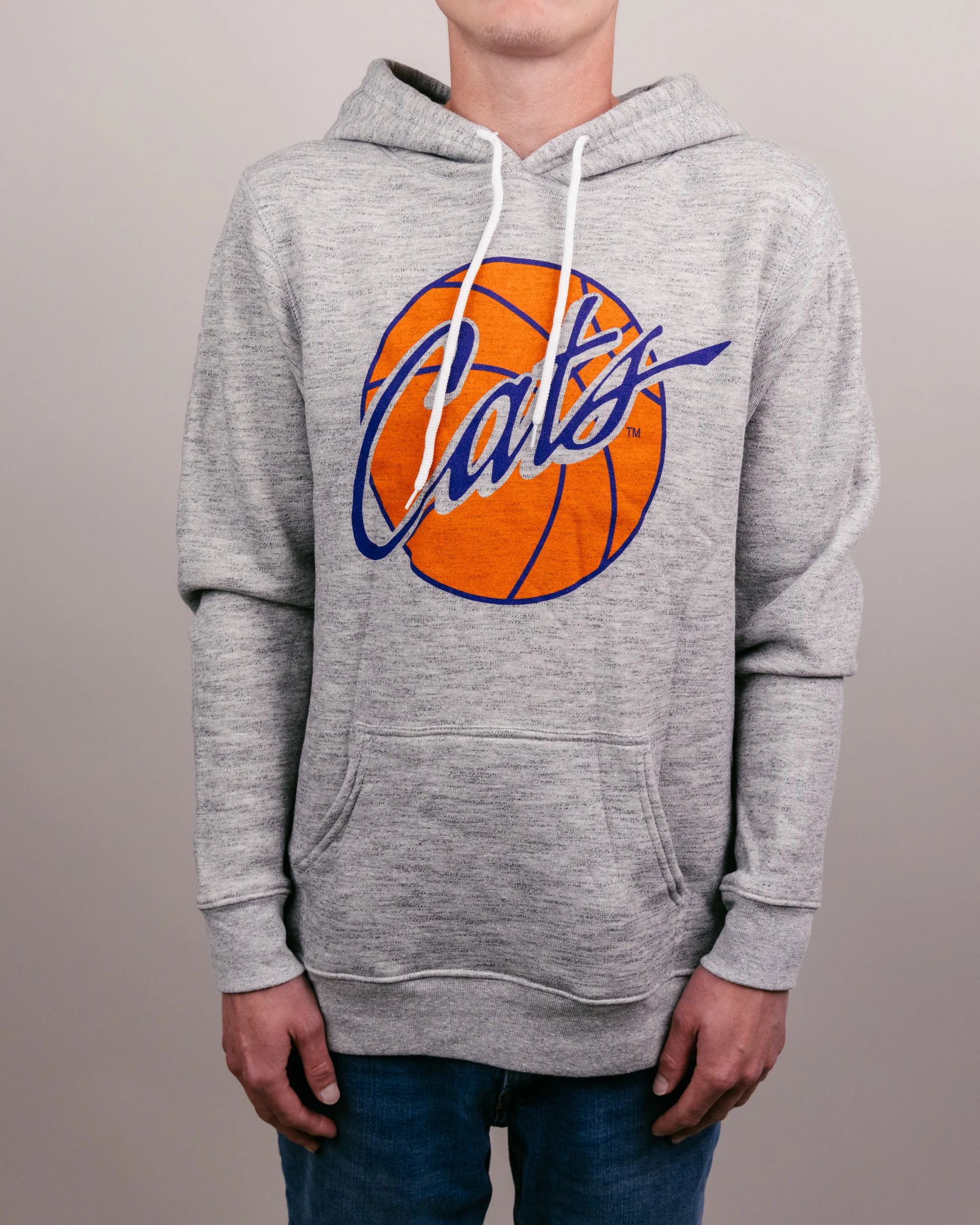 K-State Cats Basketball Athletic Grey Hoodie - Image 2