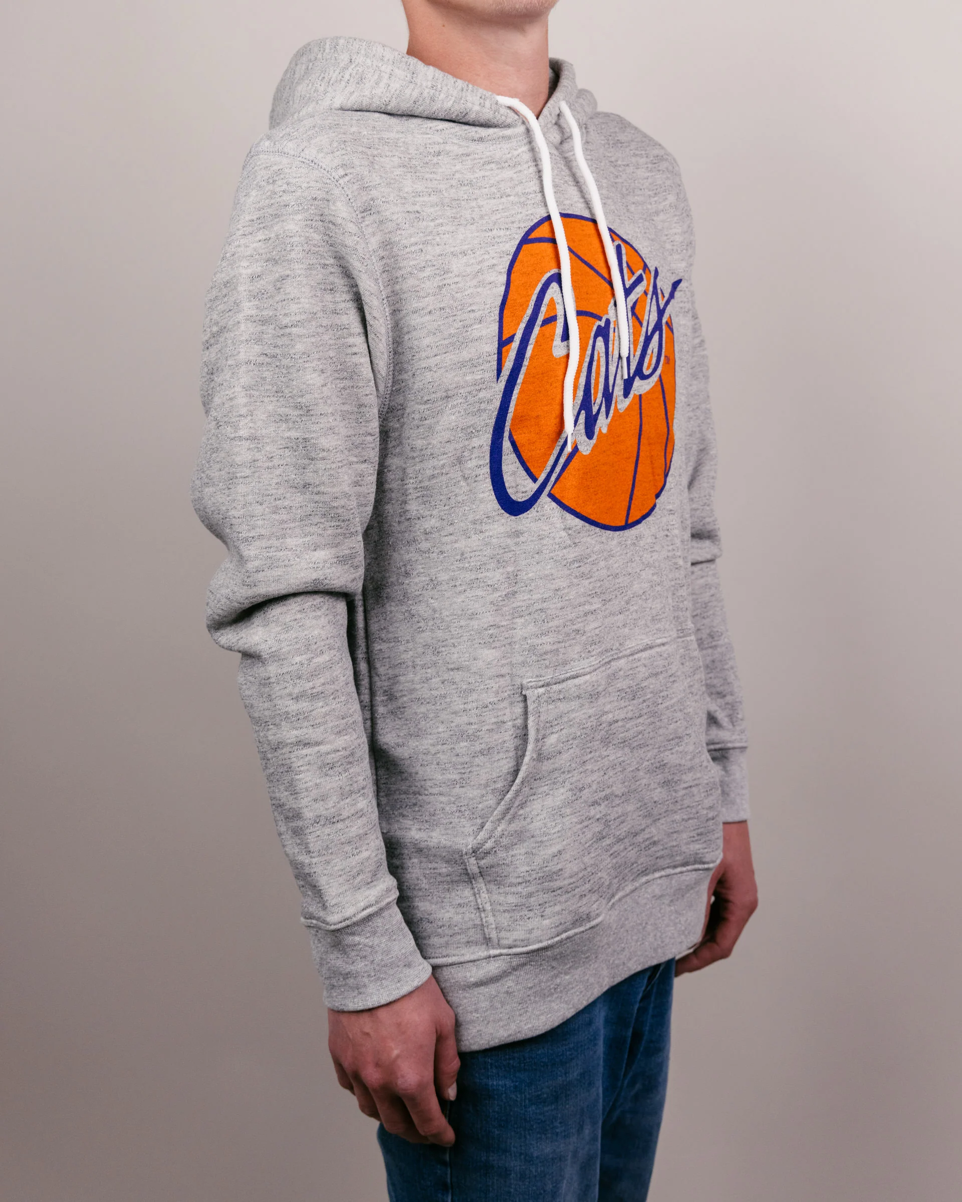 K-State Cats Basketball Athletic Grey Hoodie - Image 3