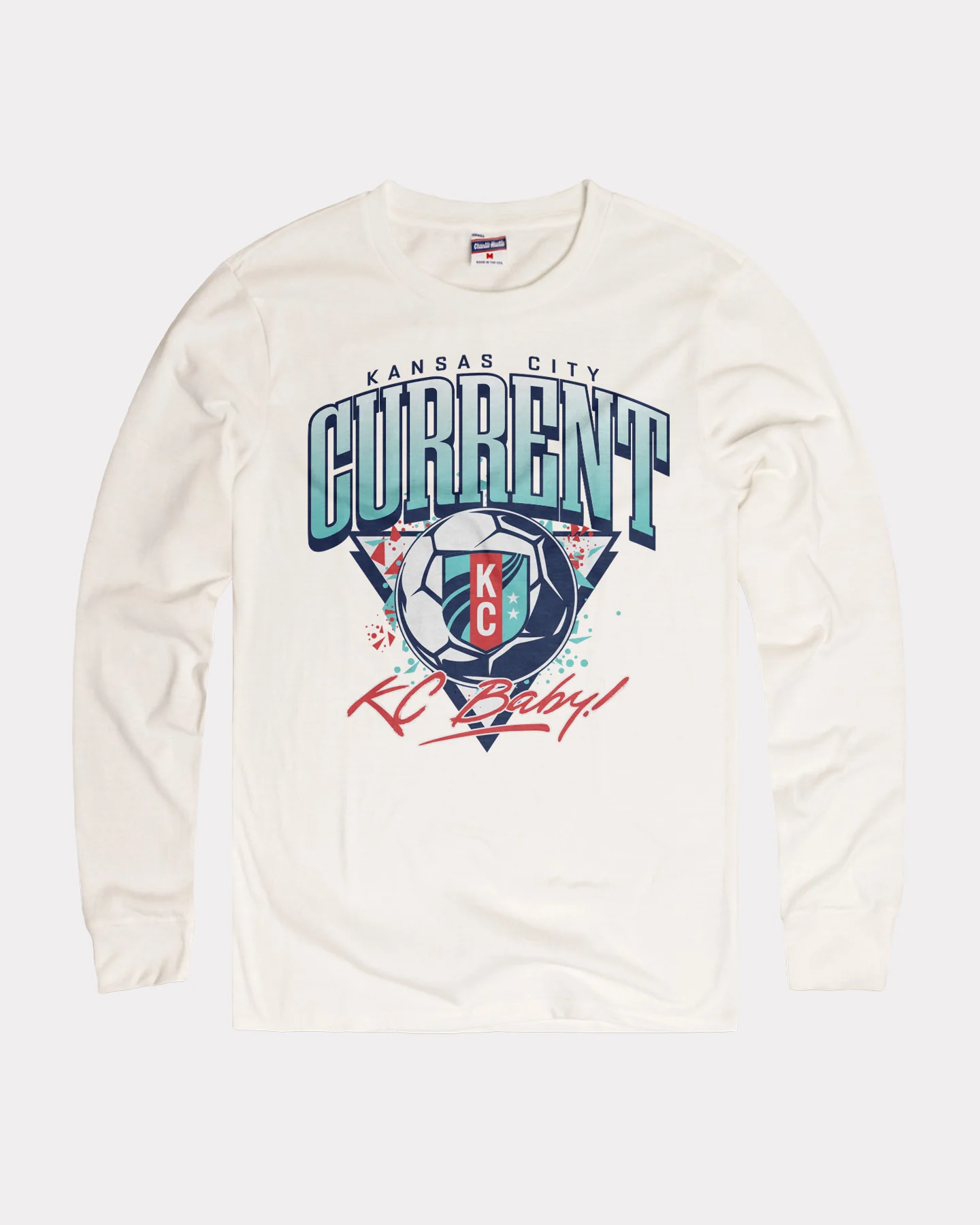 Kansas City Current KC Baby White Long Sleeve Tee - Image 2
