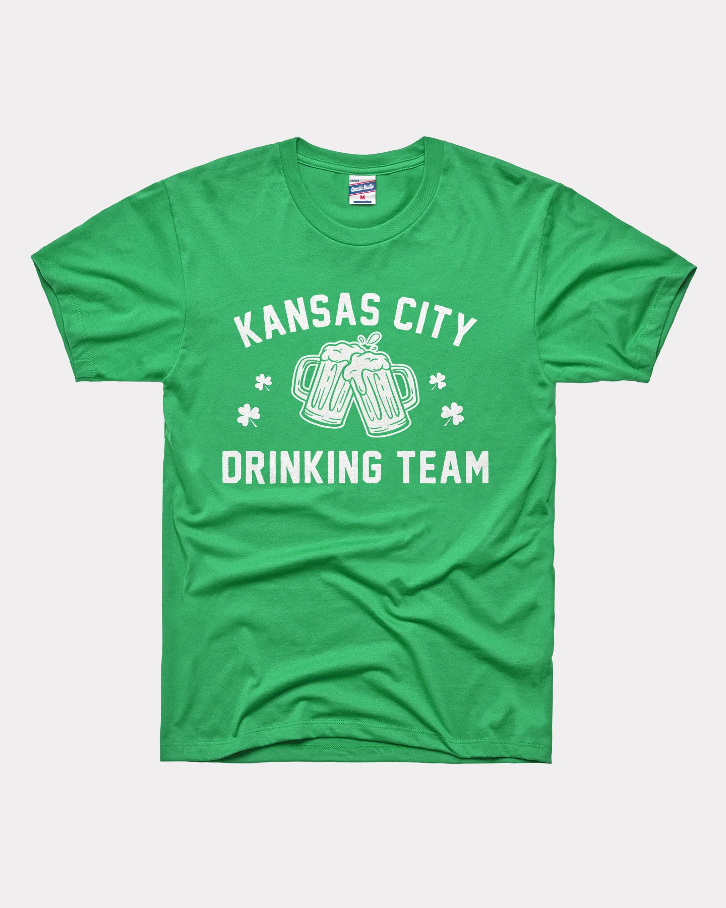 Kansas City Drinking Team Heather Green T-Shirt