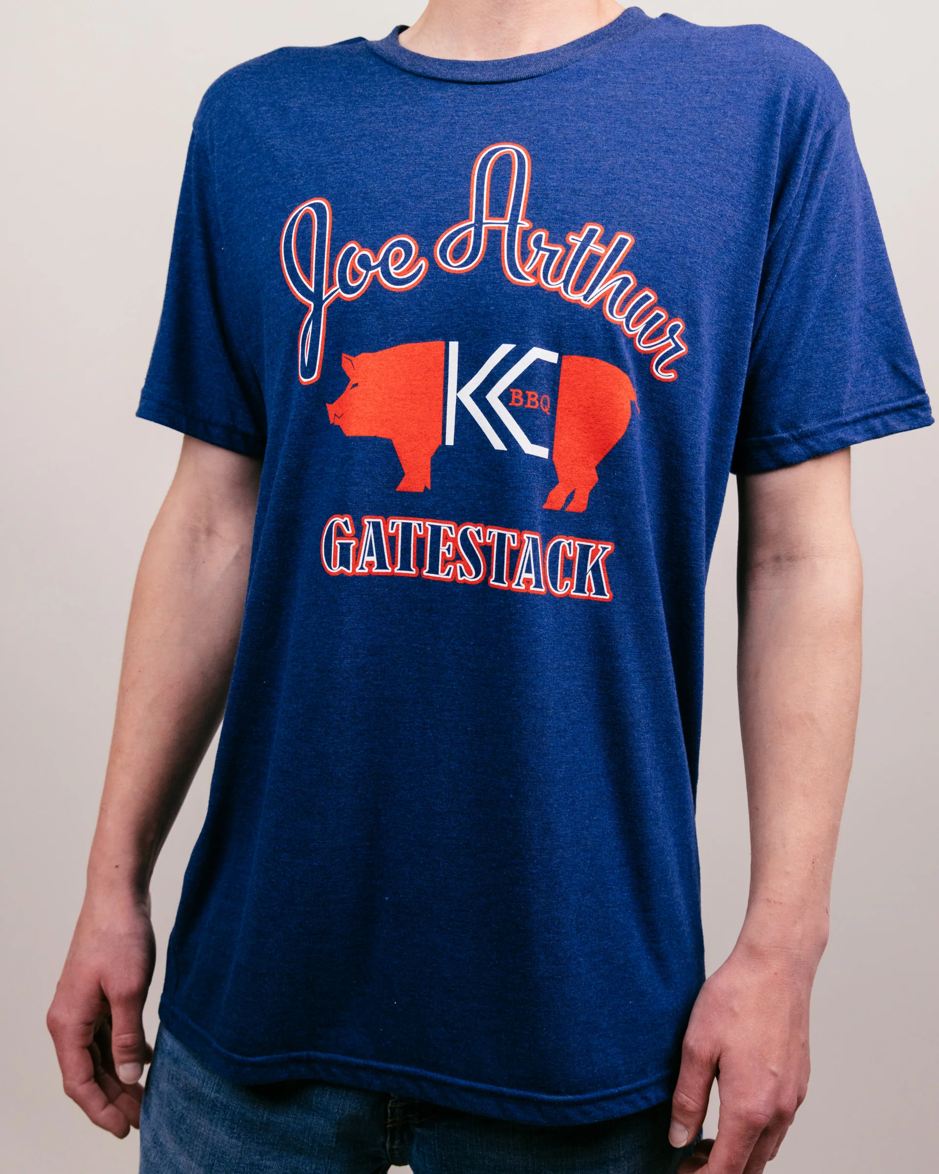 Kansas City Joe Arthur Gatestack BBQ Navy T-Shirt - Image 2