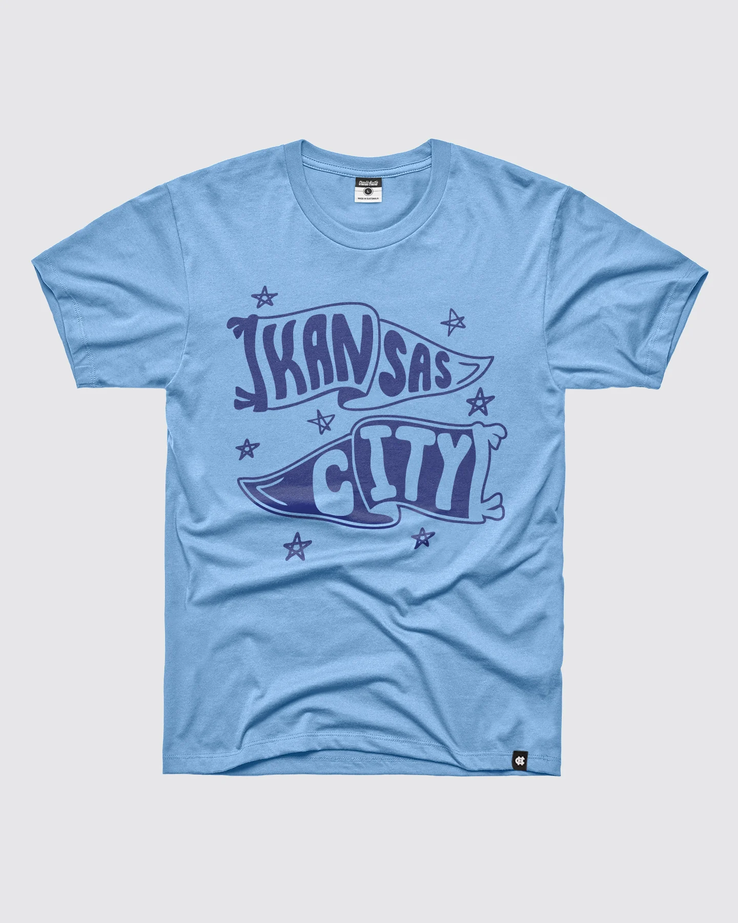 Kansas City Pennants White Cap T-Shirt