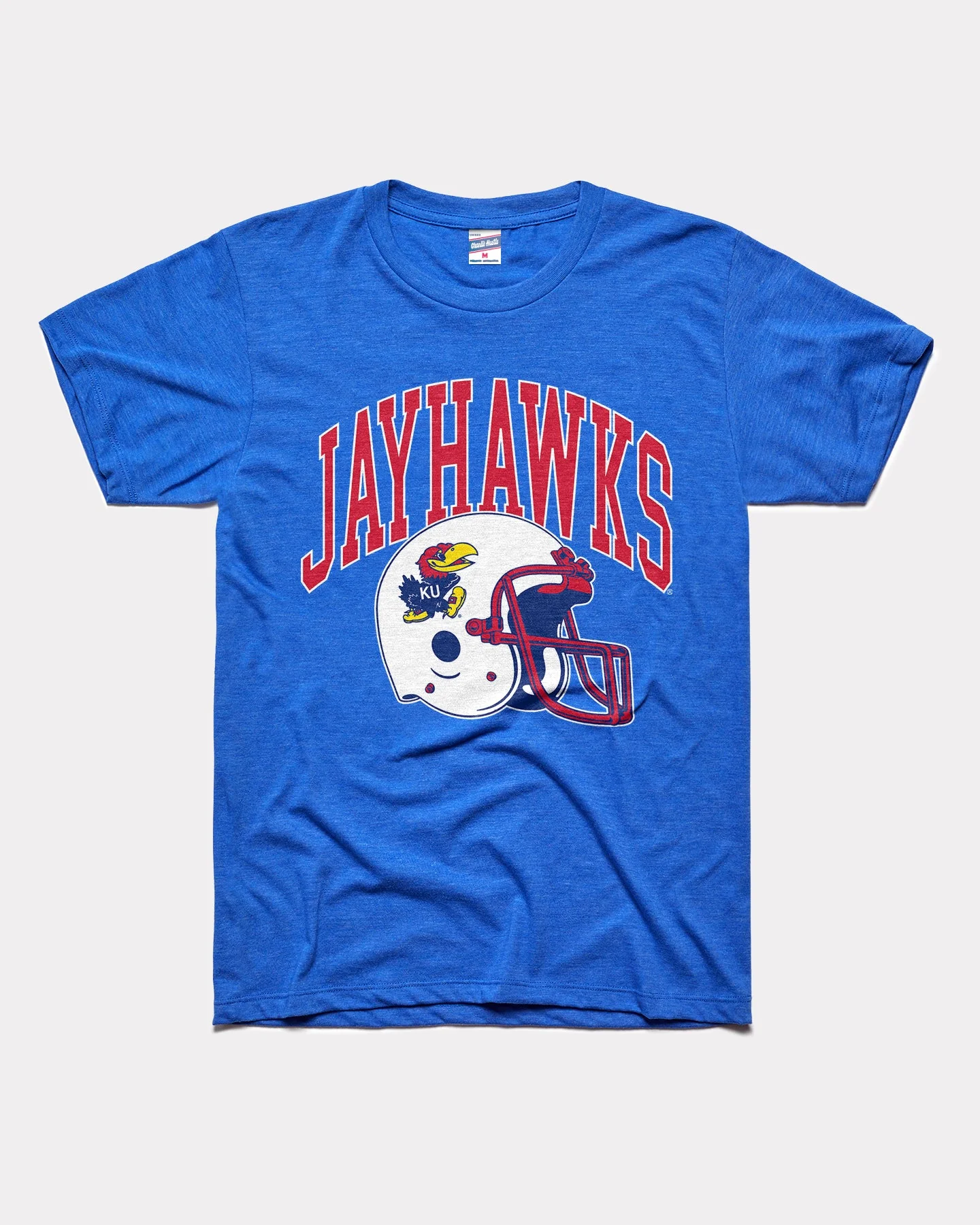 Kansas Jayhawks Football Helmet Royal T-Shirt