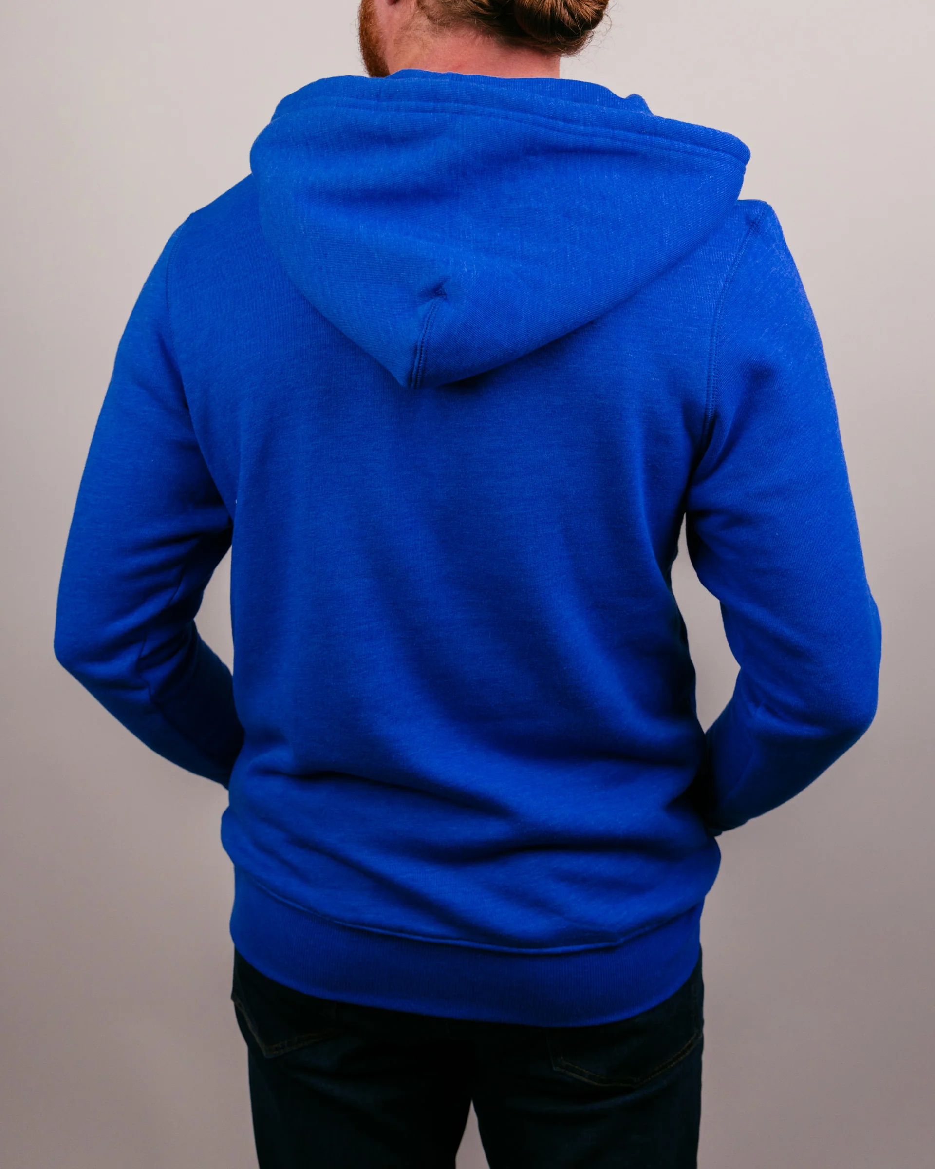 Kansas Jayhawks Logo Royal Blue Hoodie - Image 4