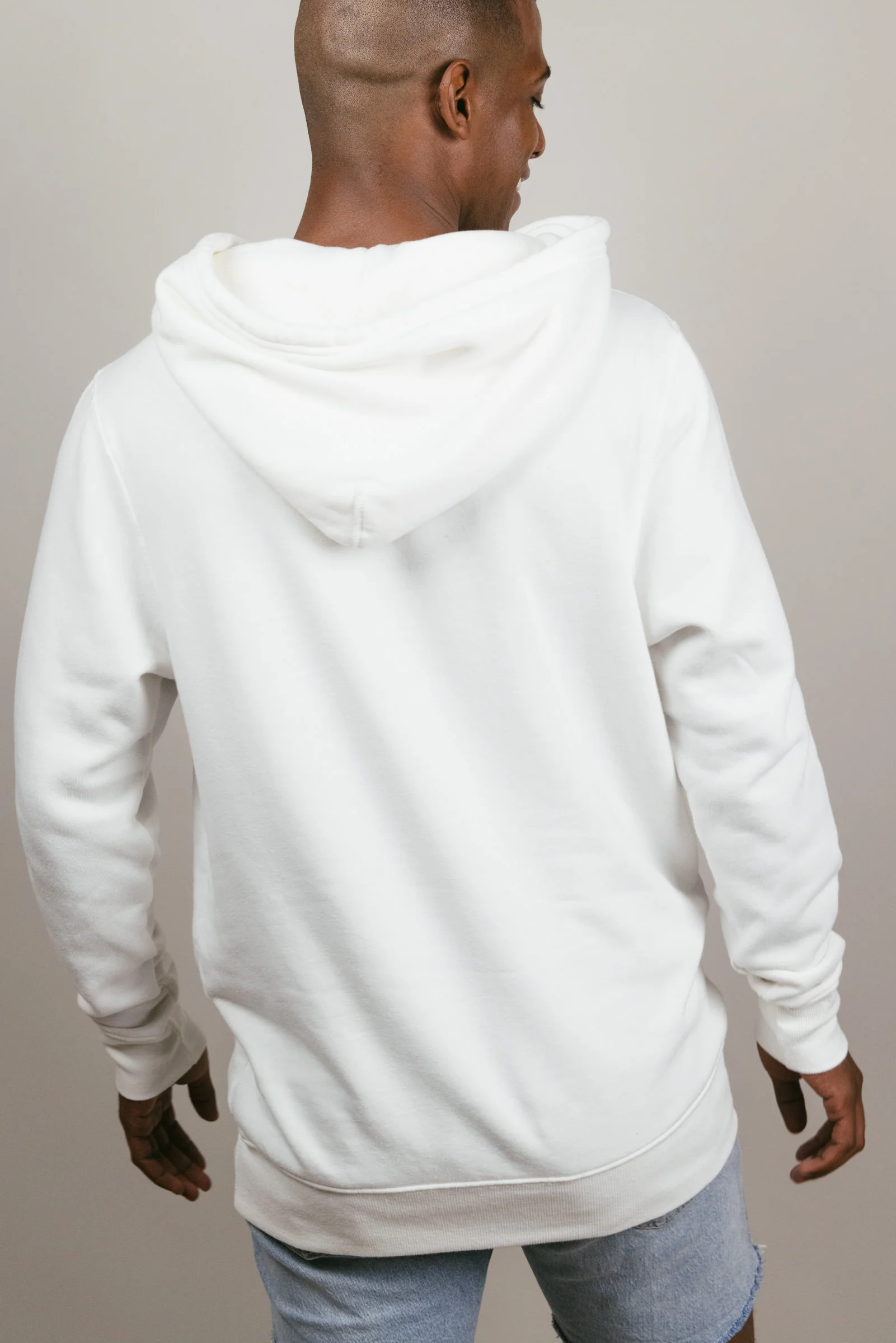 Kansas Jayhawks Logo White Hoodie - Image 4