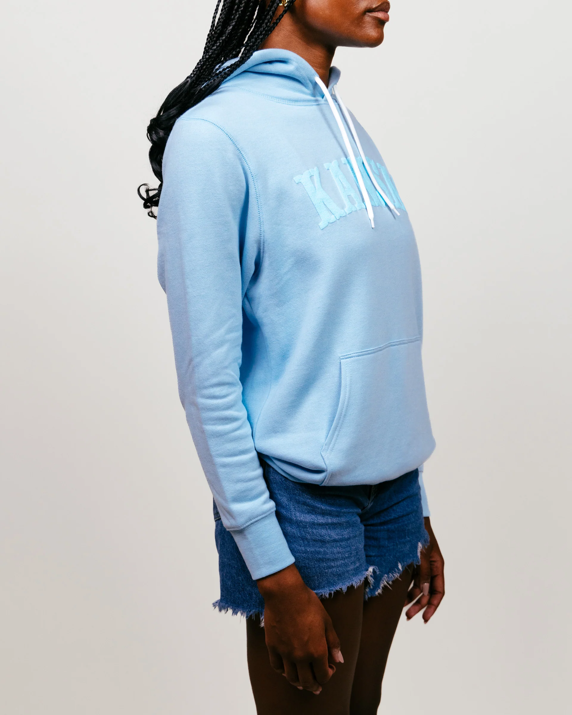 Kansas Jayhawks Puff Ink Powder Hoodie - Image 3