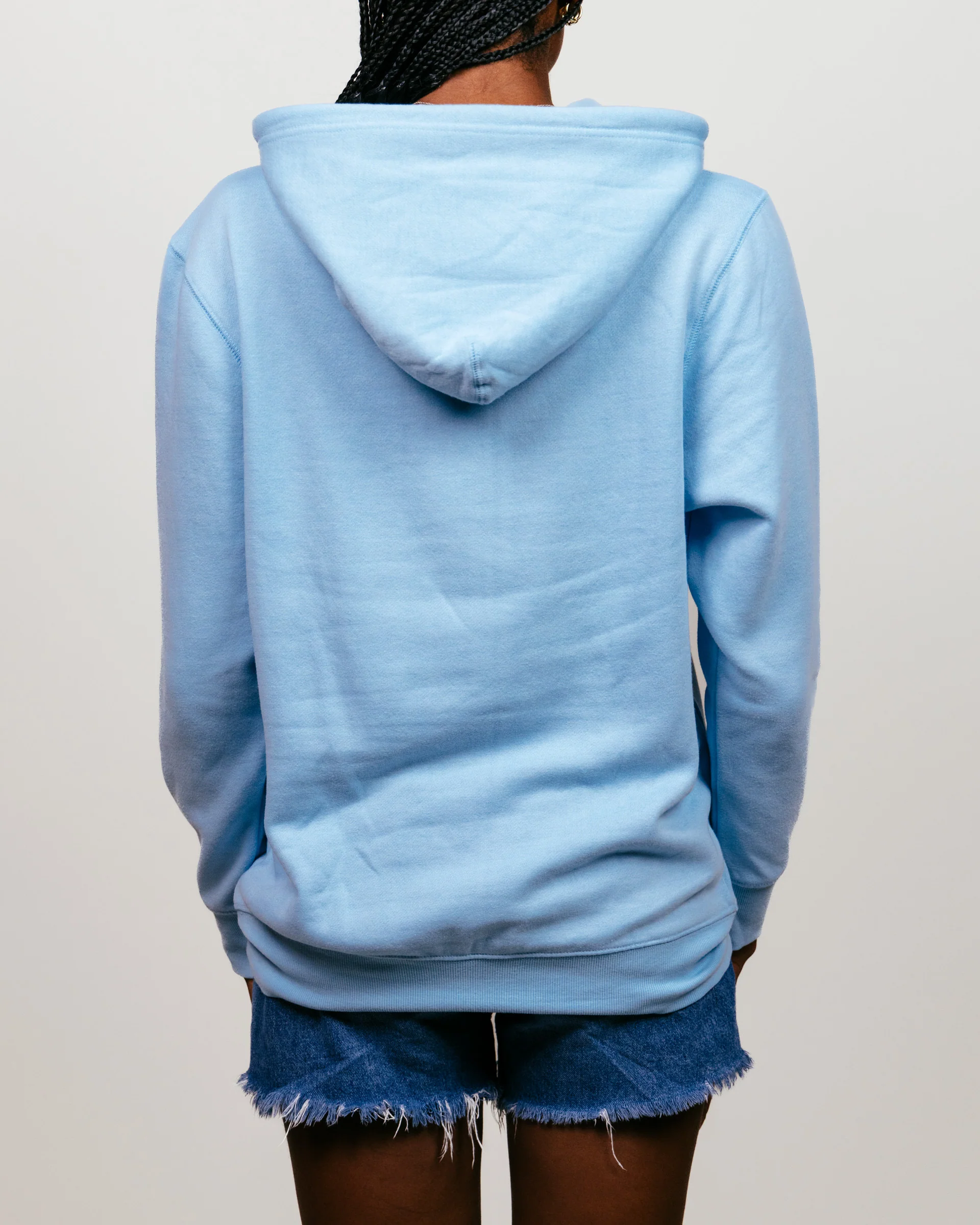 Kansas Jayhawks Puff Ink Powder Hoodie - Image 4