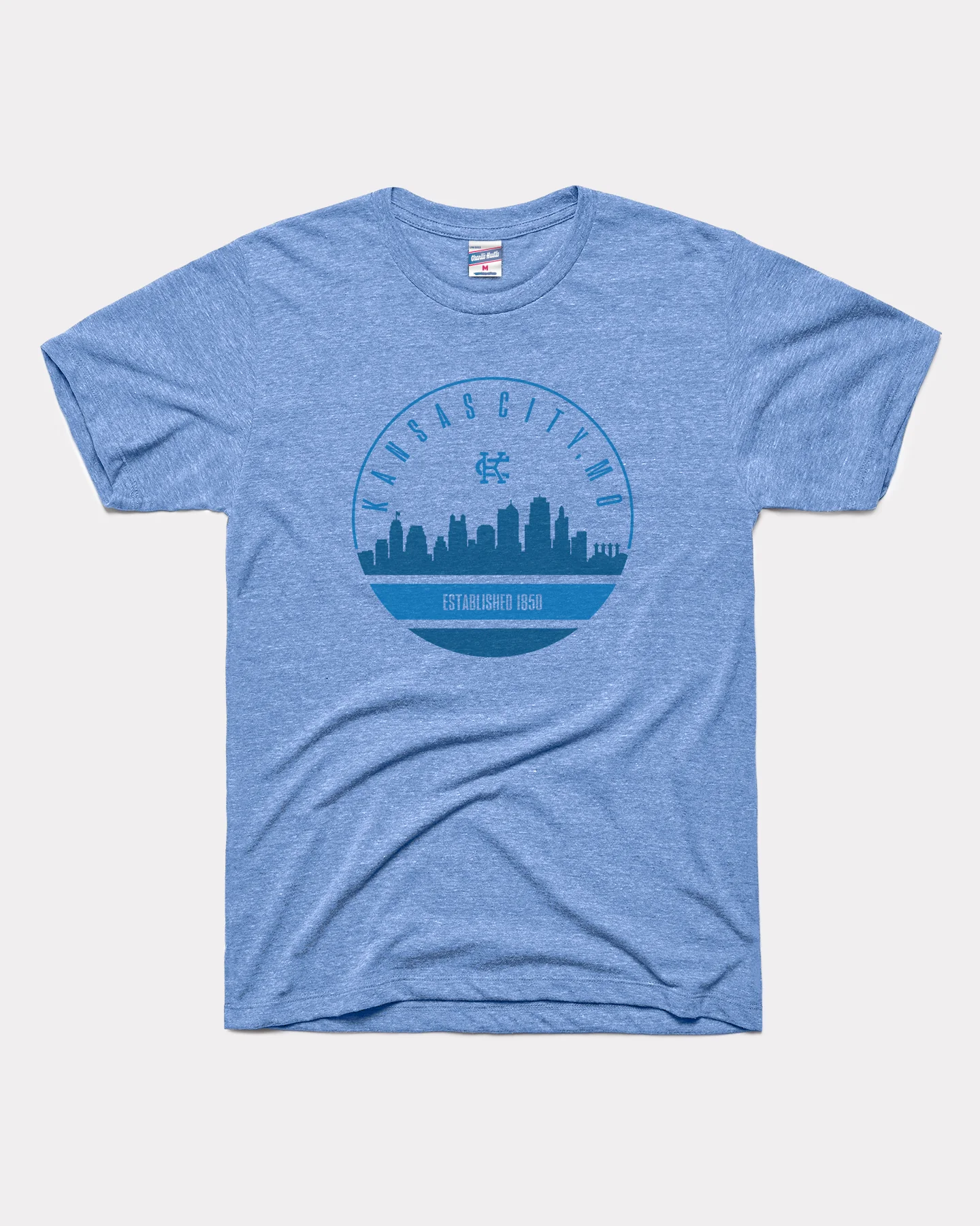 KC EST 1850 Ash Tonal Vintage Blue T-Shirt