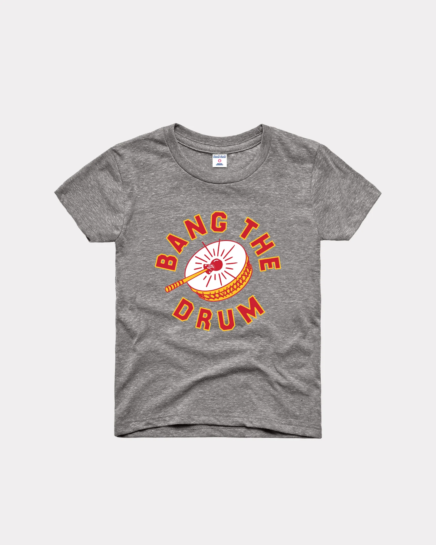 Kids Bang the Drum Grey T-Shirt