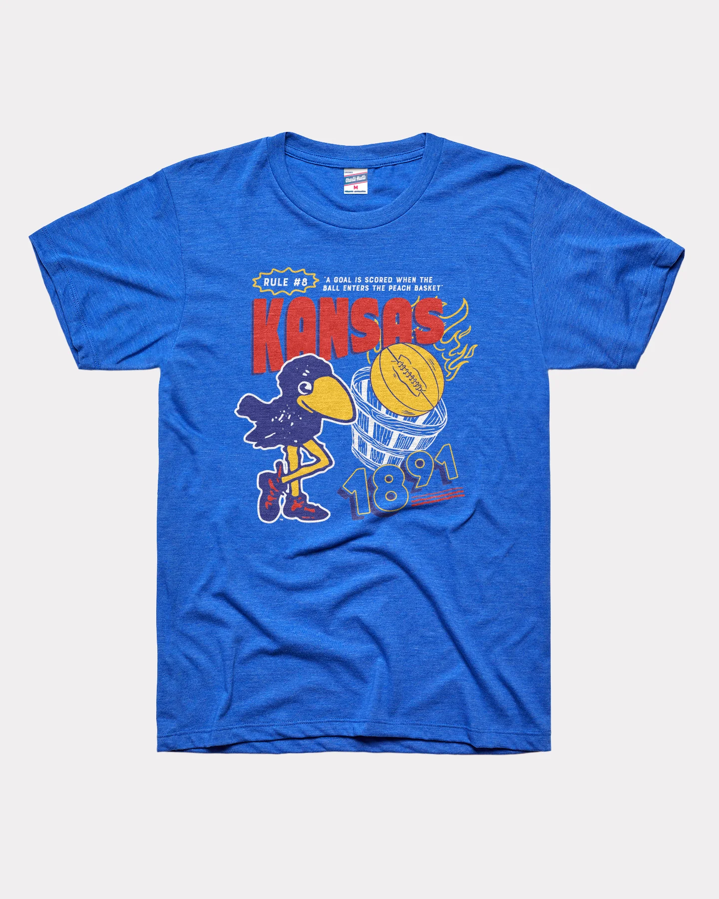 KU Basketball #8 Rule Royal T-Shirt