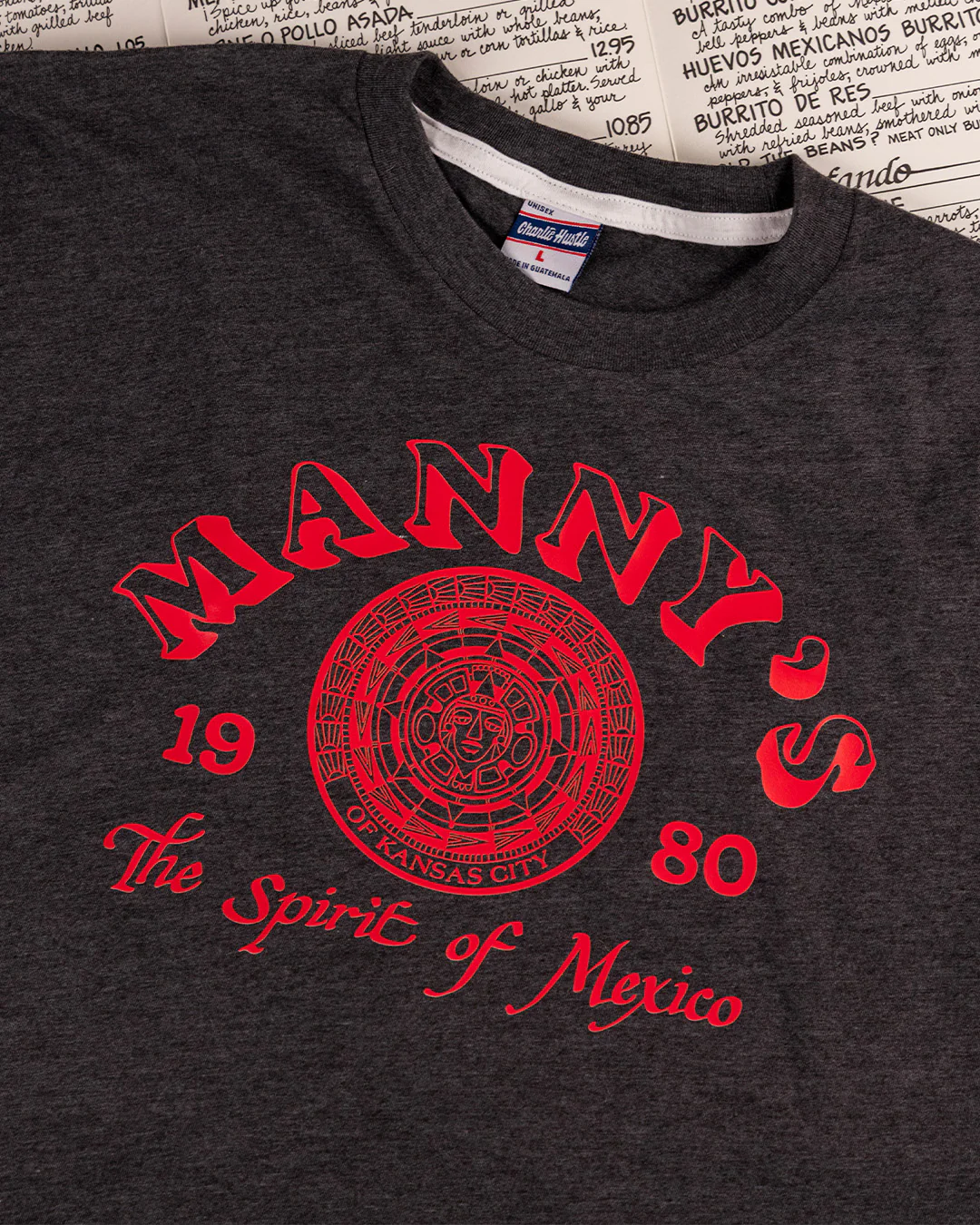 Manny's OG The Spirit of Mexico Black T-Shirt - Image 4