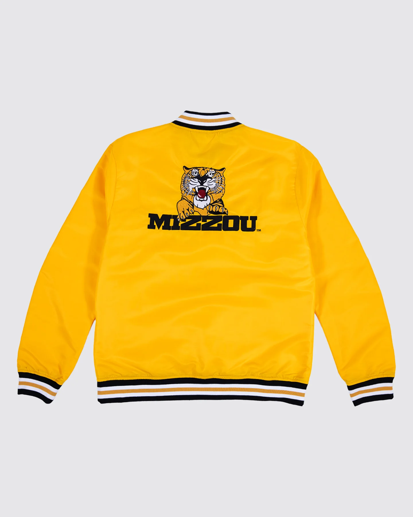 Missouri Tigers College Vault Gold Letterman Jacket - Image 2