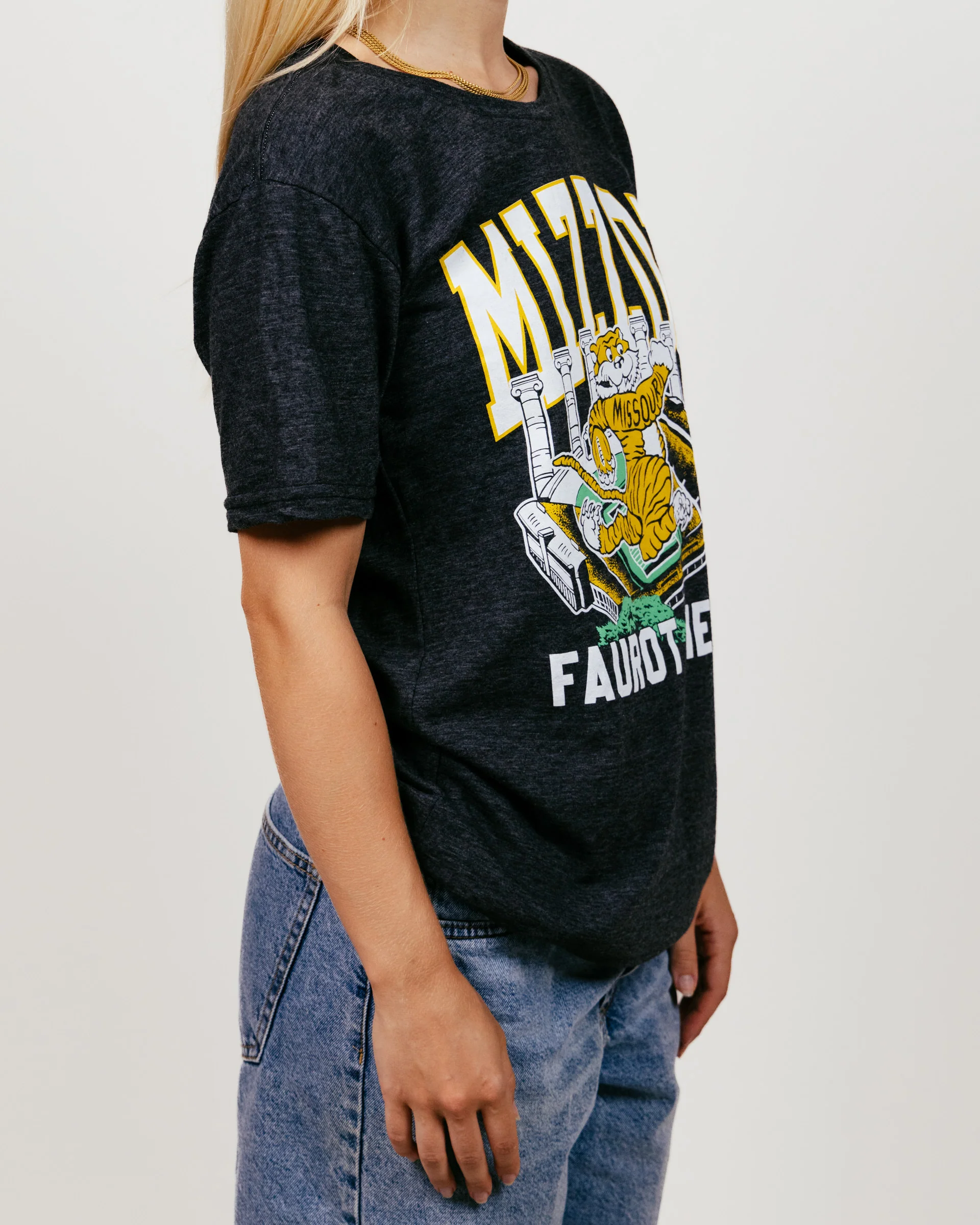 Missouri Tigers Faurot Field Black T-Shirt - Image 3
