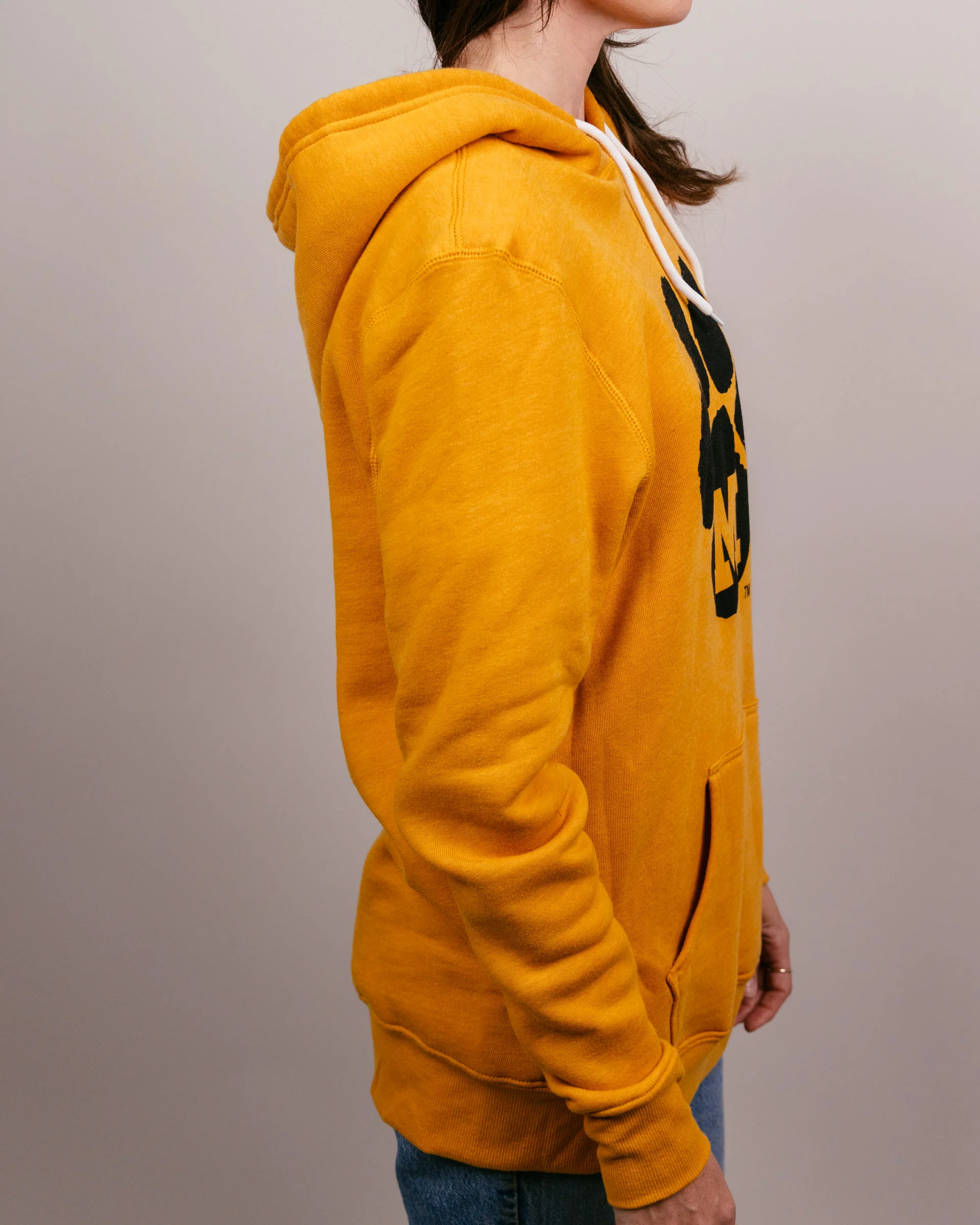 Mizzou Paw Print Gold Hoodie - Image 3