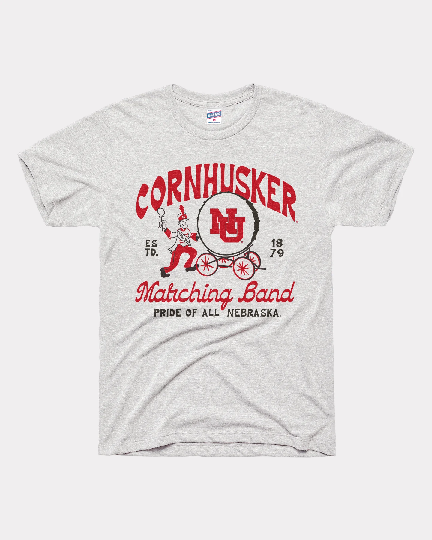 Nebraska Marching Band Pride Ash T-Shirt
