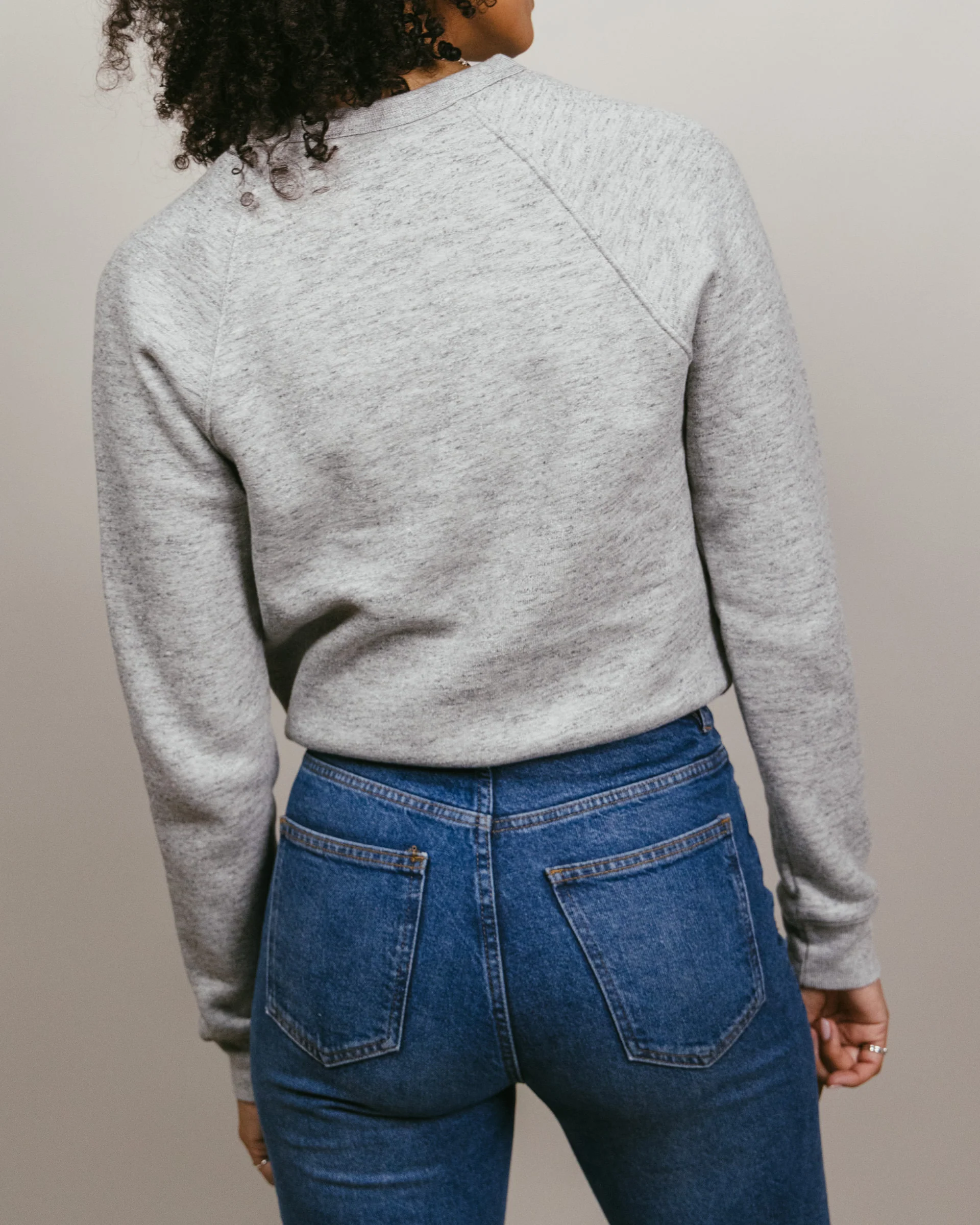 OSU Cowboys Laurel Seal Athletic Grey Crewneck - Image 4