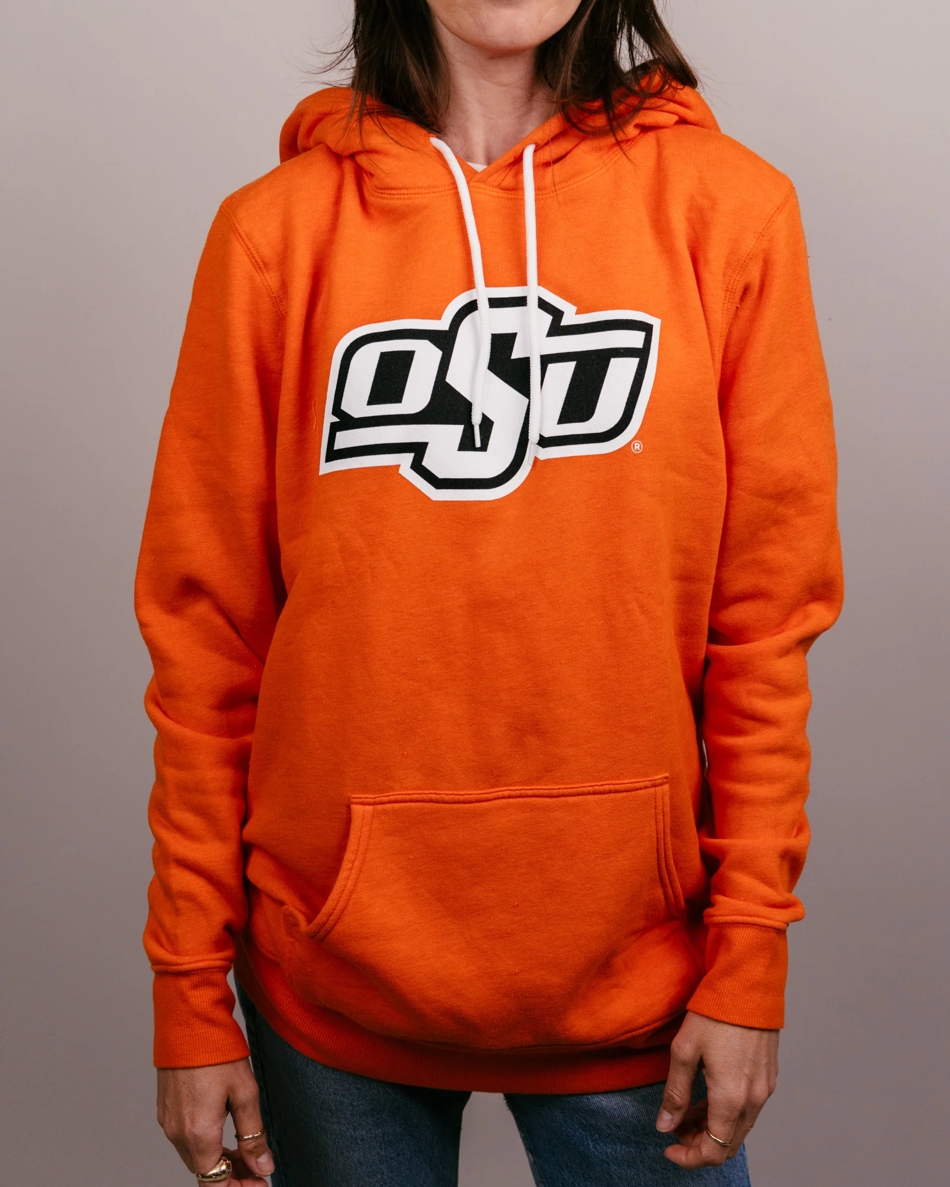 OSU Cowboys Logo Orange Hoodie - Image 2