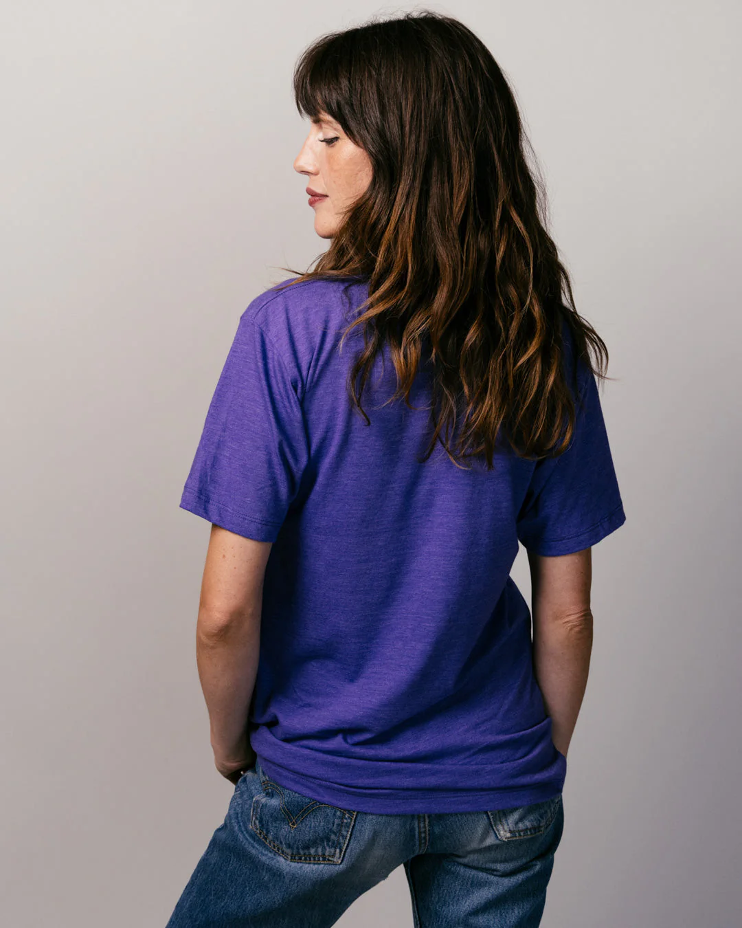 Purple Pride KSU Basketball Spin Purple T-Shirt - Image 4