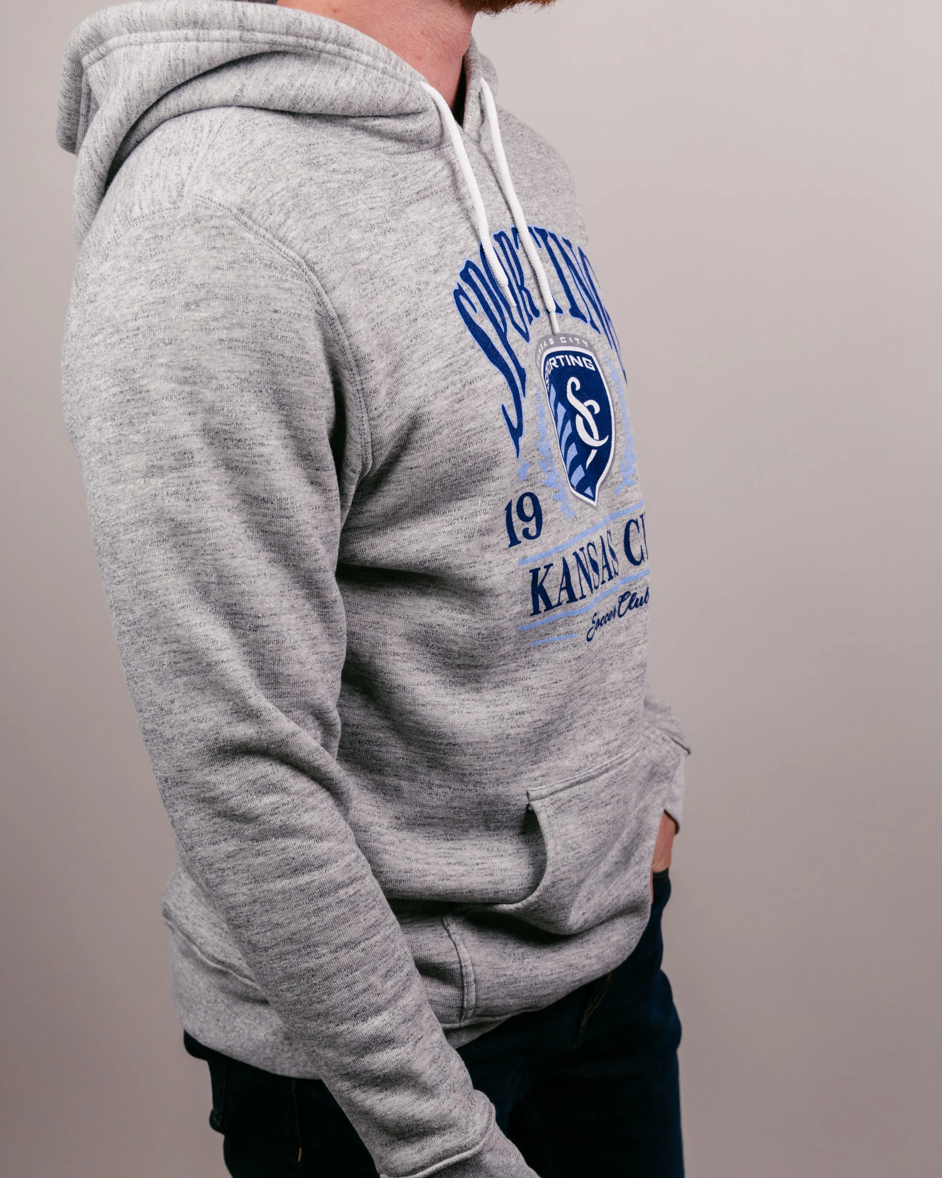 Sporting Soccer Club Athletic Grey Hoodie - Image 3