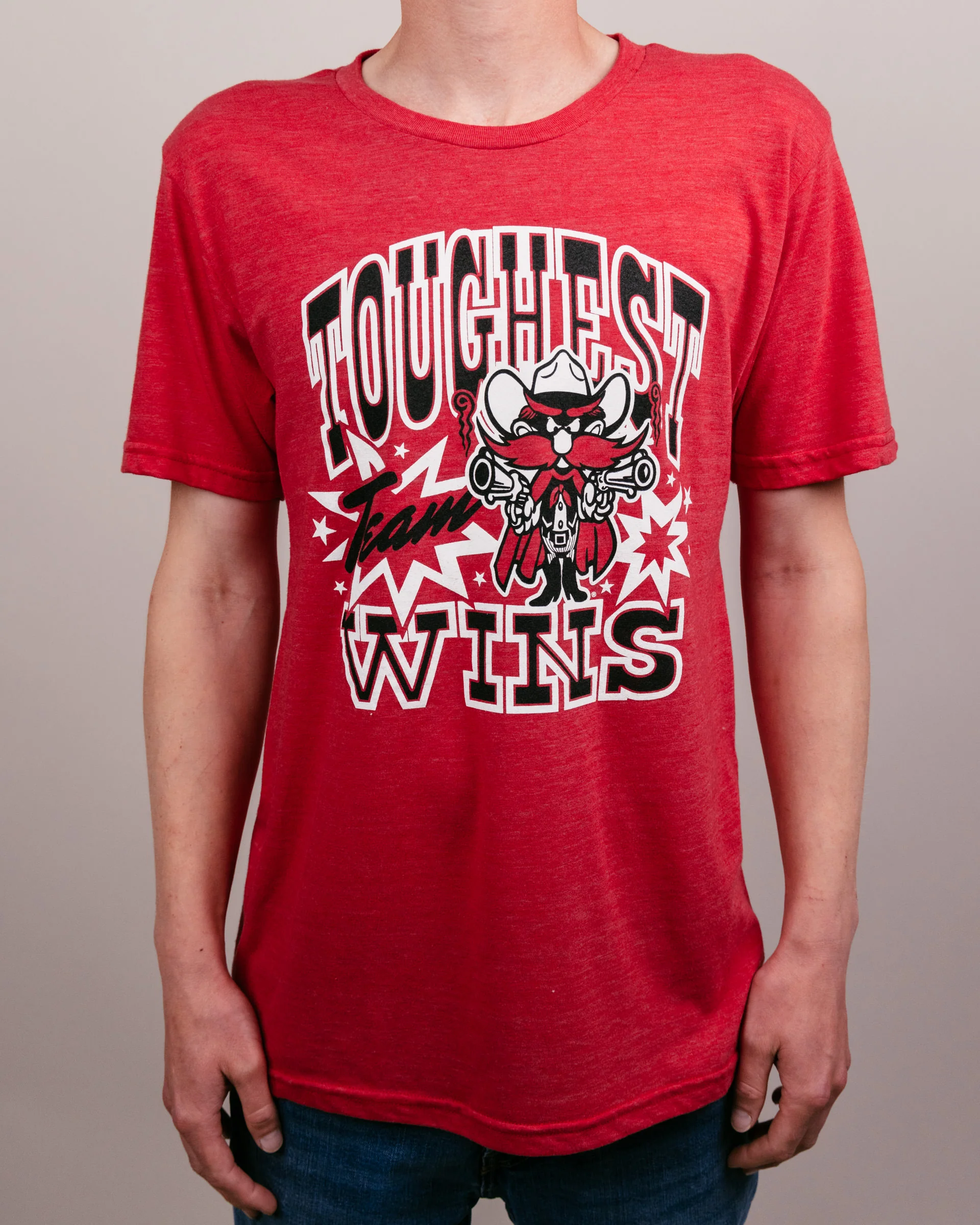 Texas Tech Toughest Team Wins Red T-Shirt - Image 2