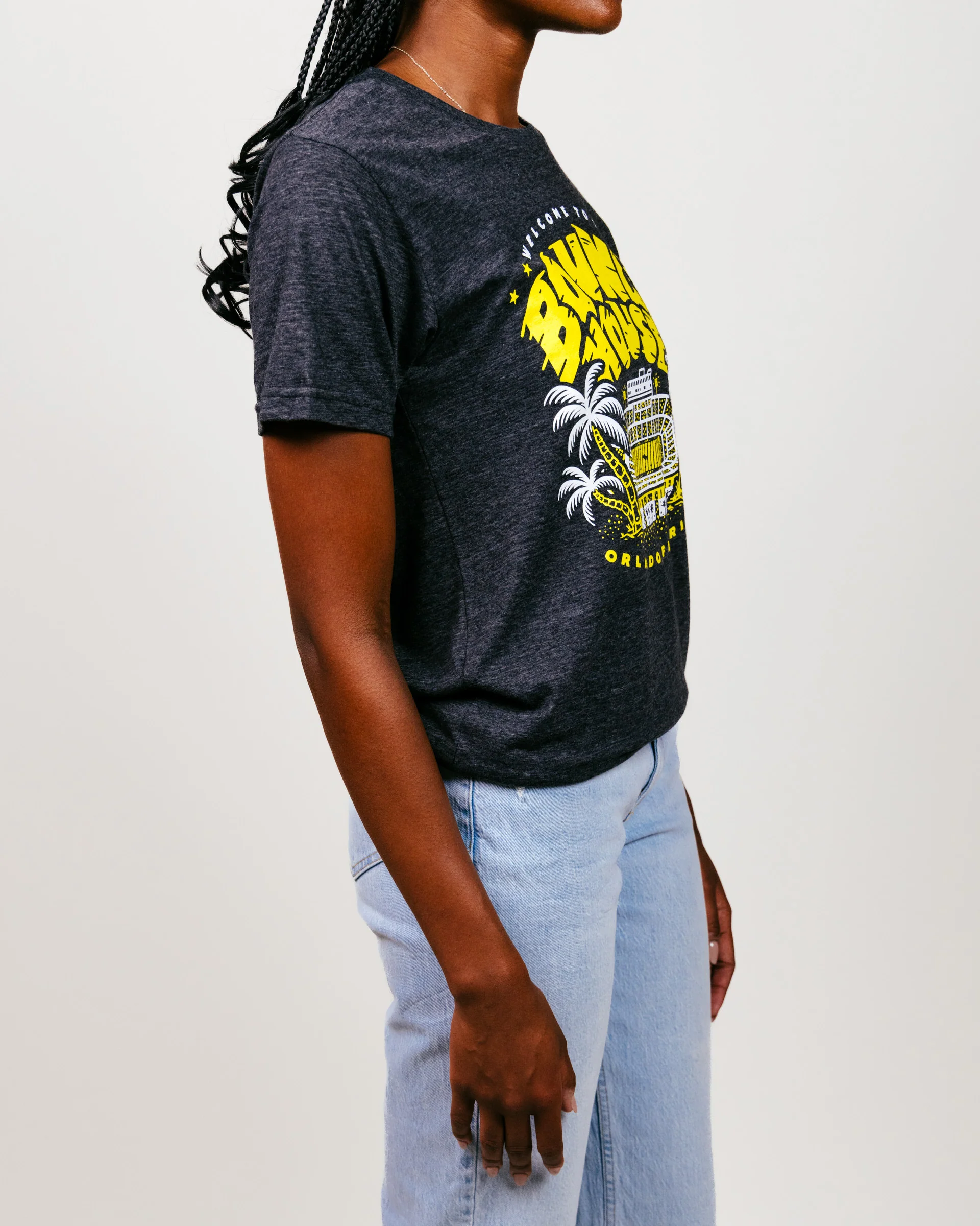 UCF Bounce House Vintage Black T-Shirt - Image 3