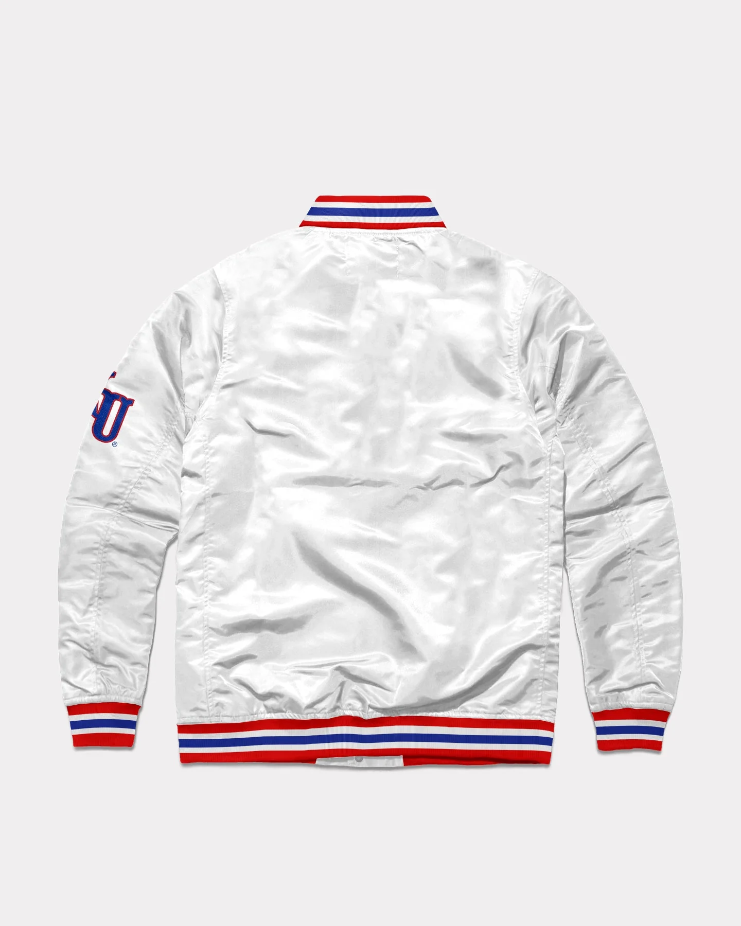 University of Kansas Arch White Letterman Jacket - Image 2