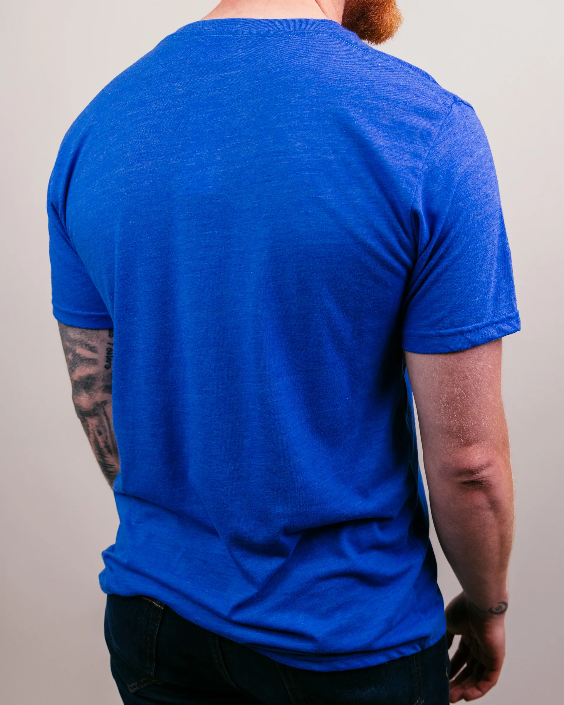 Wave the Wheat KU Basketball Royal T-Shirt - Image 4
