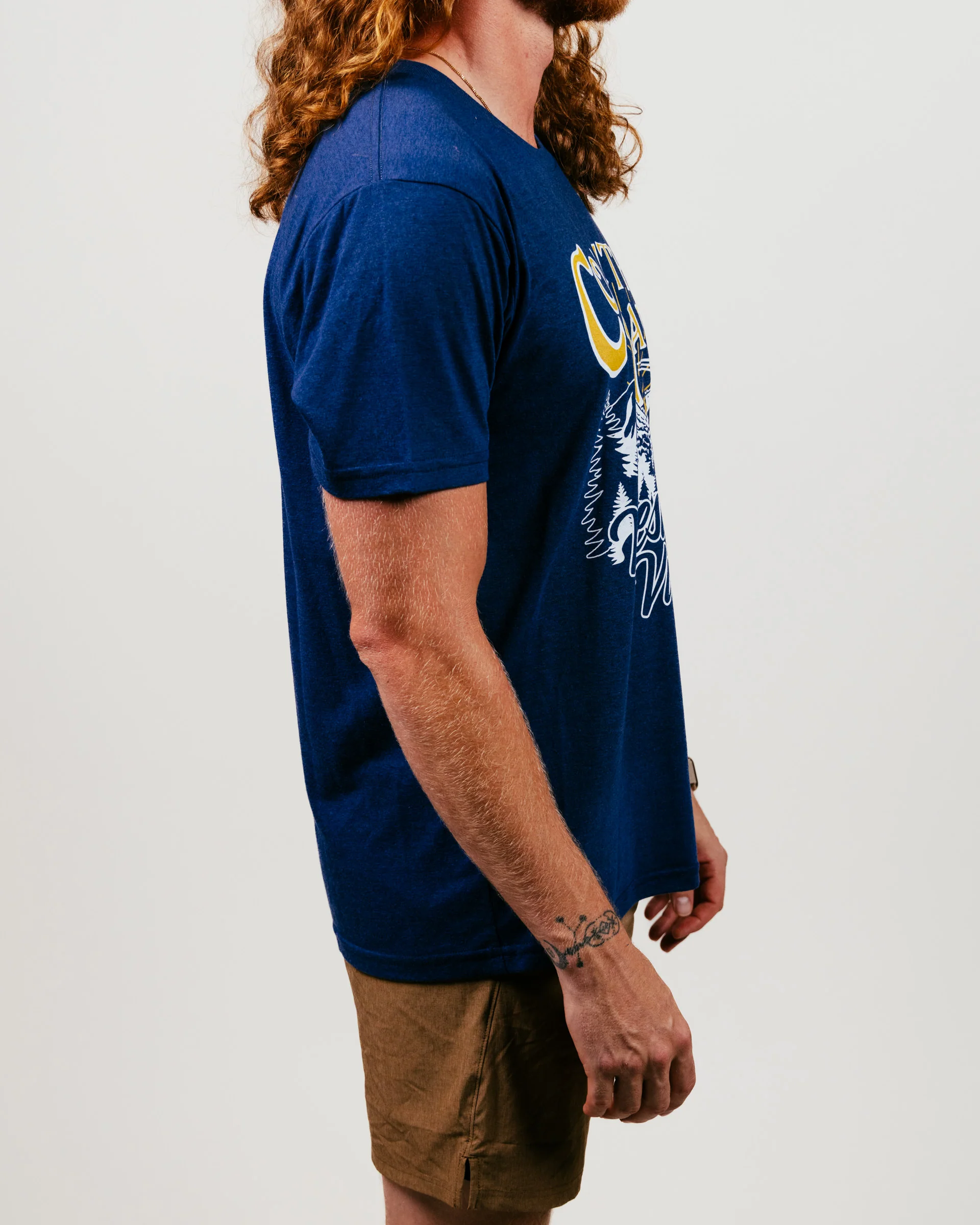 West Virginia Country Roads Navy T-Shirt - Image 3