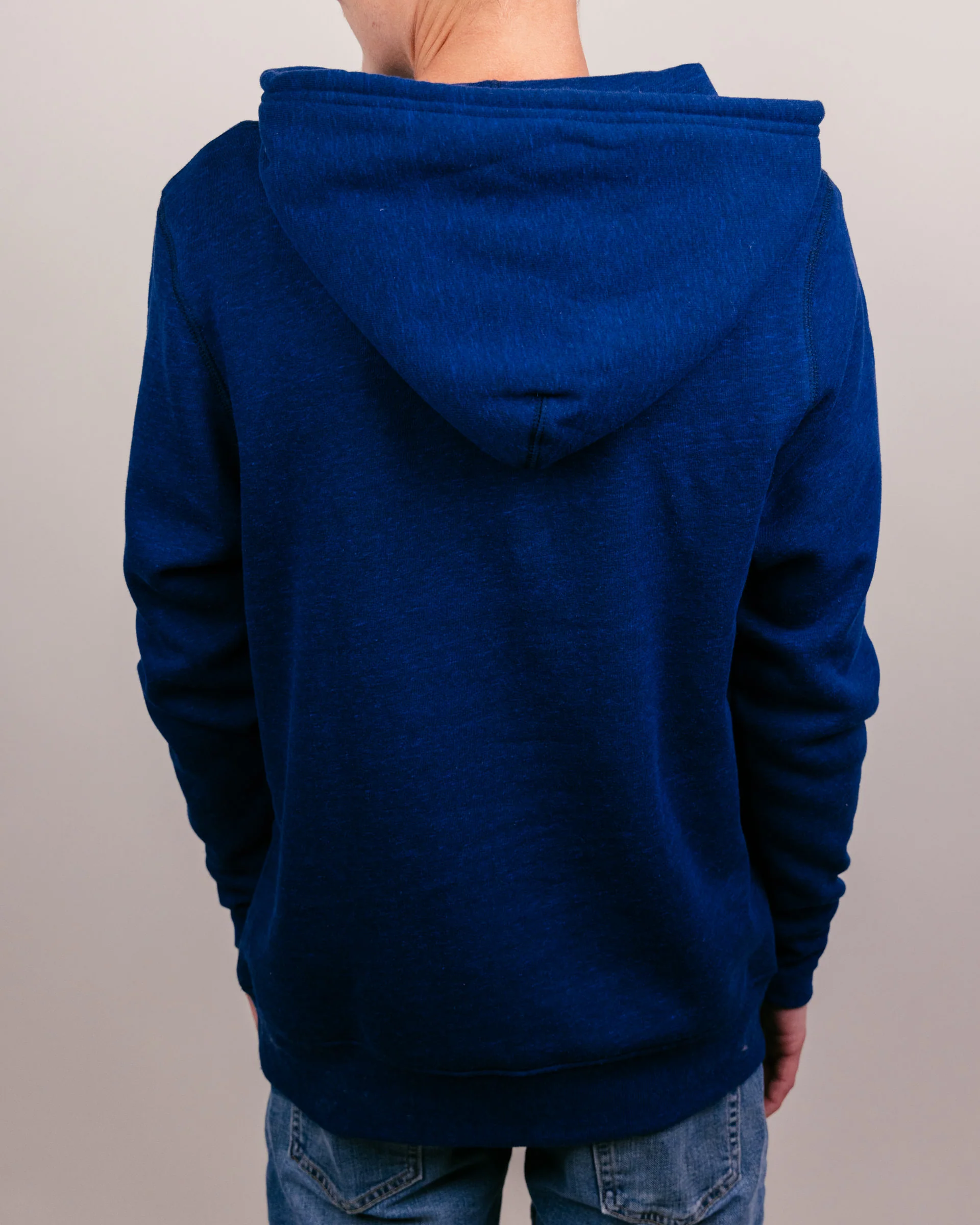 West Virginia Mountaineers Logo Navy Hoodie - Image 4